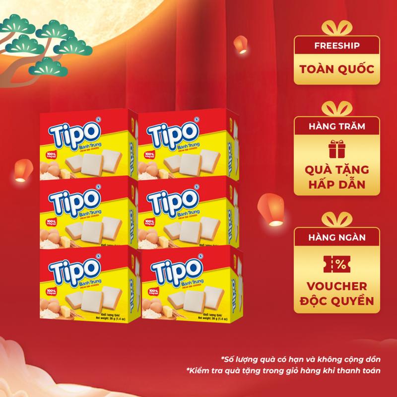 COMBO 12 Hộp Bánh Tipo Trứng Nướng Hữu Nghị 39g
