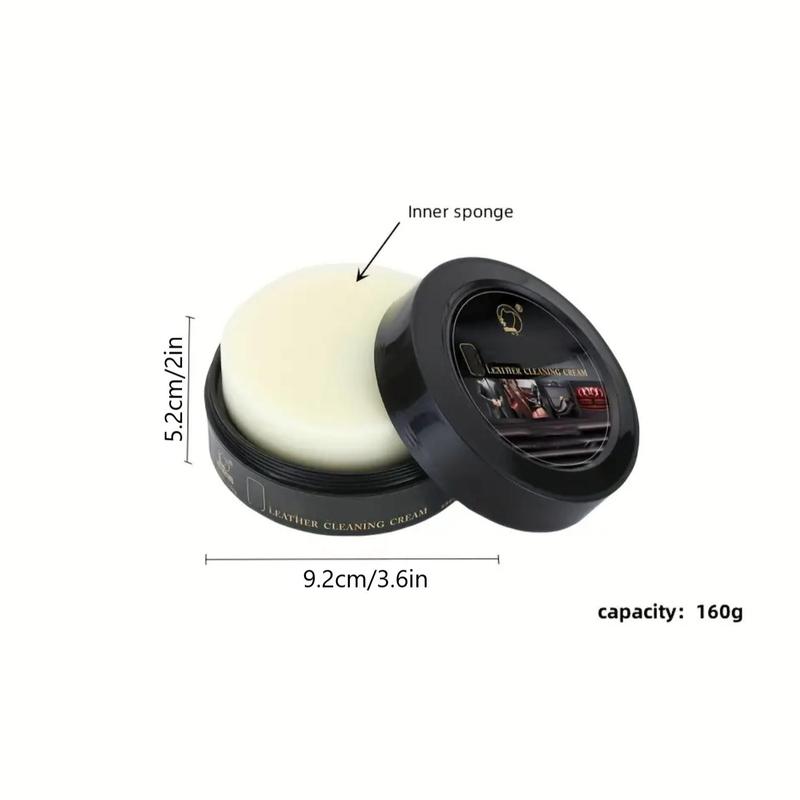 Product Introduction of Car Leather Seat Maintenance Care Oil, 1 Count Multifunctional Leather & Interior Cleaning Care Cream, Professional Car Interior Care Product 1
