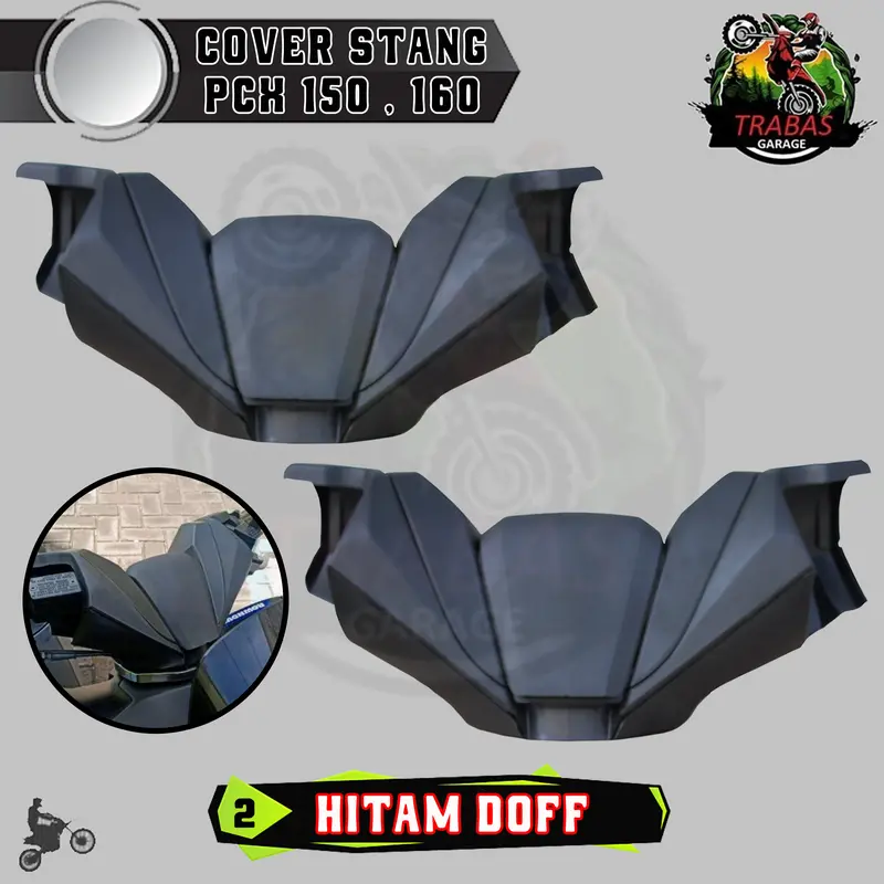 COVER STANG HONDA PCX 150 160 CBU COVER TUTUP STANG PCX150 PCX160 CBU Motor Motorcycle Motor Motorcycle 7