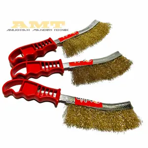 (PROMO) SIKAT KAWAT BAJA KUNINGAN LENGKUNG GAGANG PLASTIK MURAH