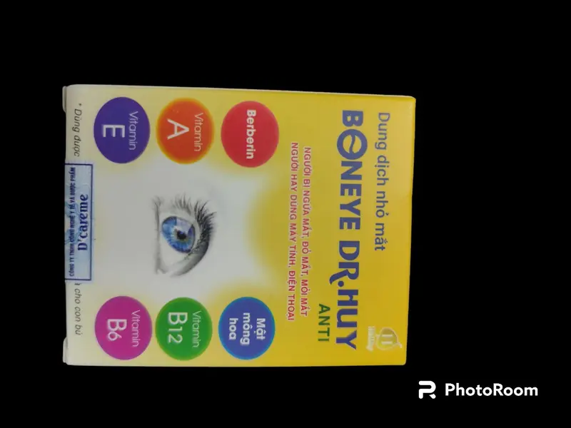 Dung dịch nhỏ mắt BonEye DRHUY bổ sung Vitamin A, vitamin E, vitamin B12, B6,giảm khô mỏi mắt, làm dịu mắt 15ml 2