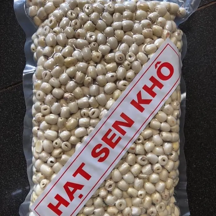 Hạt sen sấy khô  (1kg) Bao bở tung -thơm -ngon