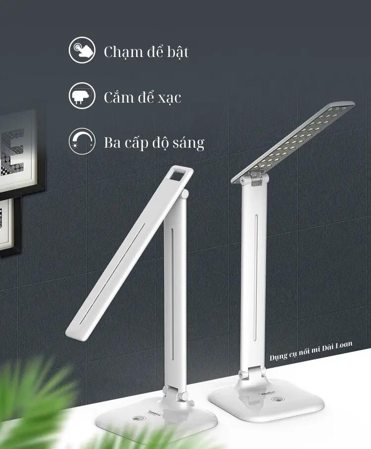 Đèn led để bàn chuyên nối mi, phun săm, làm nail có 3 chế độ sáng 48 bóng