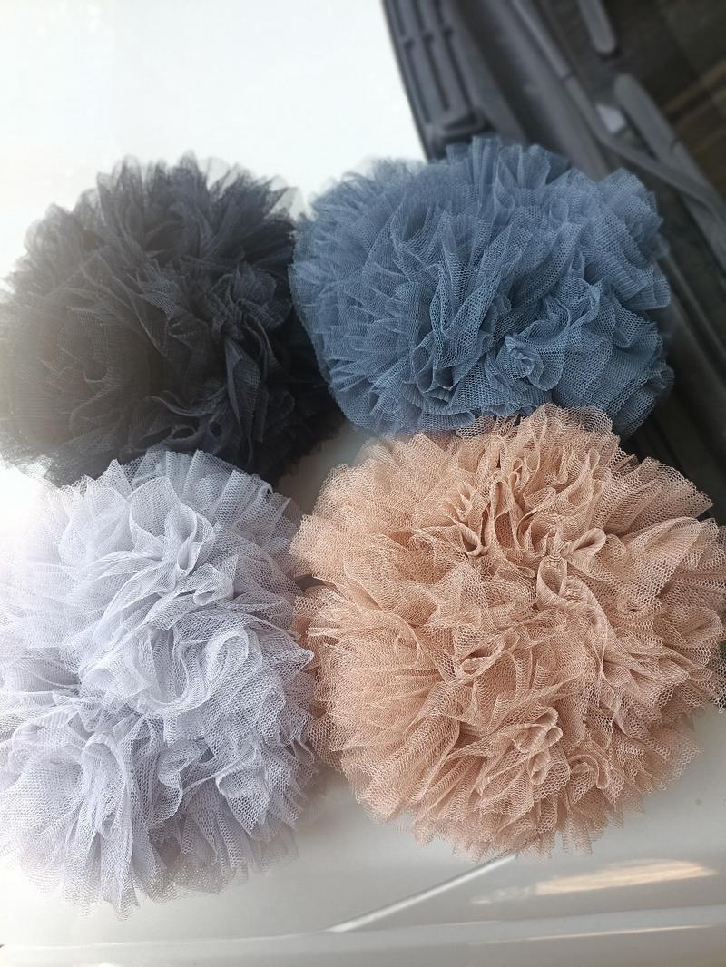 Product Introduction of MEDIUM cepol hijab anti pusing,scrunchie tile.ikat rambut Katun kuncir rambut 4