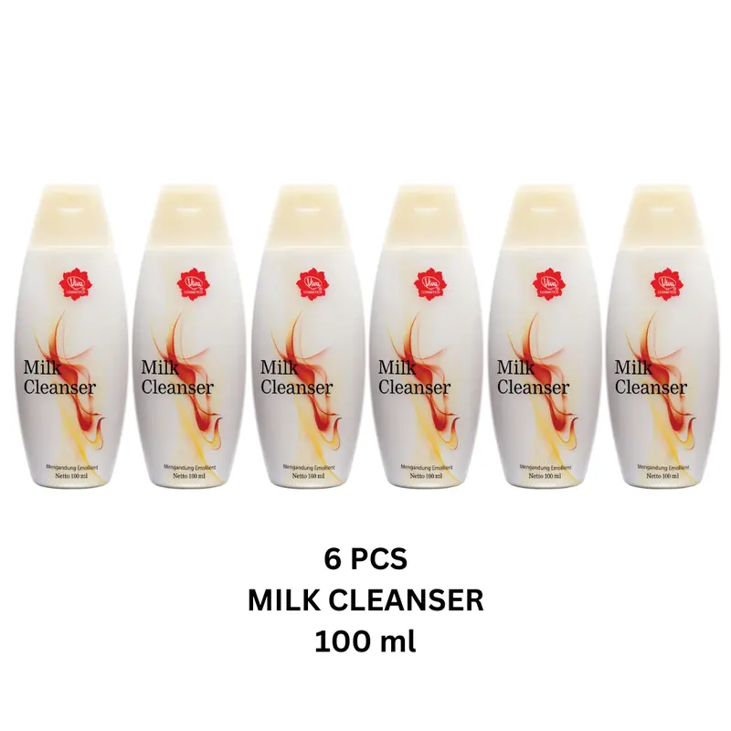 Viva Cosmetics - Milk Cleanser Emollient - Kulit Normal dan Kering - 1/2 Lusin 1