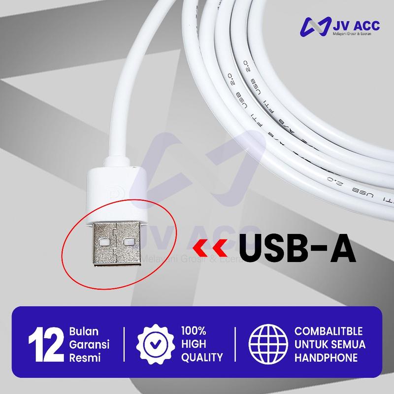 KABEL DATA CHARGER HP/CCTV GRIFFIN MICRO USB / TYPE C 2 METER UNIVERSAL 3