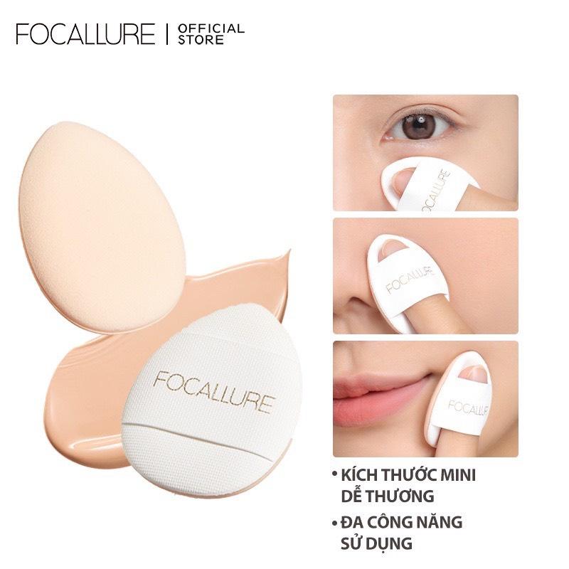 Mút Trang Điểm Tán Kem Nền Che Khuyết Điểm Mini Mềm Mại Focallure Tán Kem Vào Những Khuyết Điểm Nhỏ Trên Khuôn Mặt Mỹ Phẩm Cosmetic Nữ