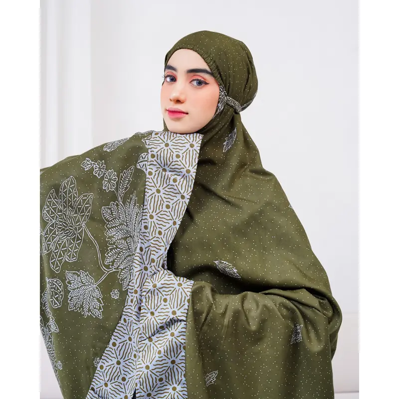 {Tameera} Mukena Batik Dewasa Premium Terbaru Rayon Adem 7