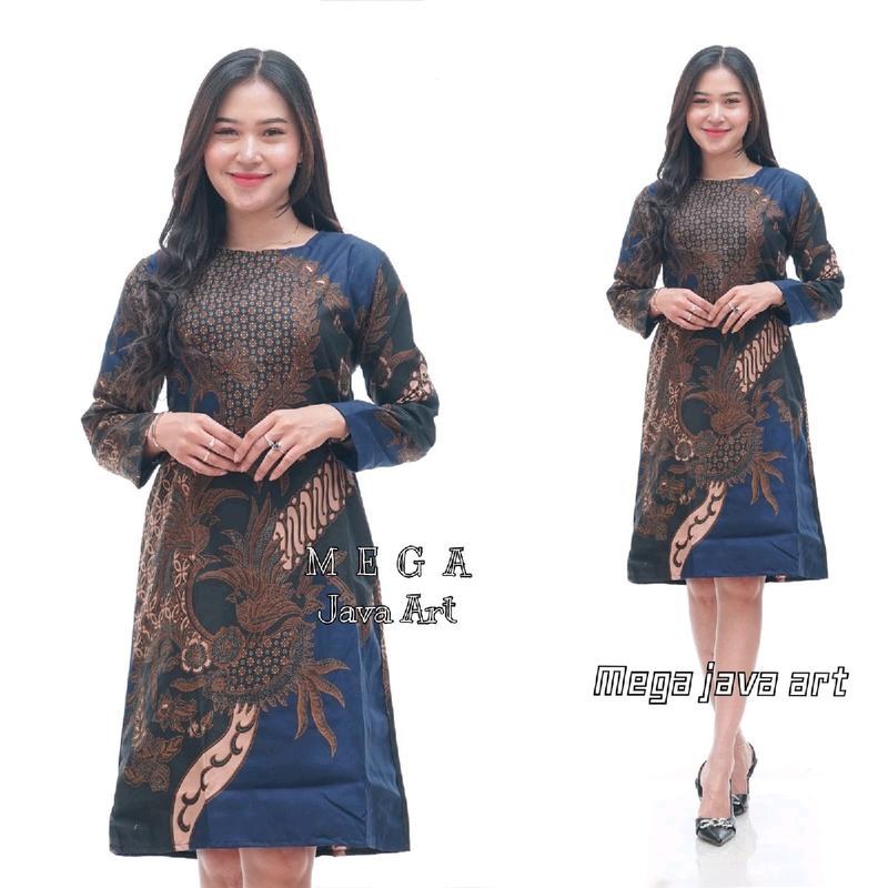 BAJU BATIK TUNIK ATASAN KERJA WANITA NGAJAR BAJU GURU NGAJAR SERAGAMAN 2