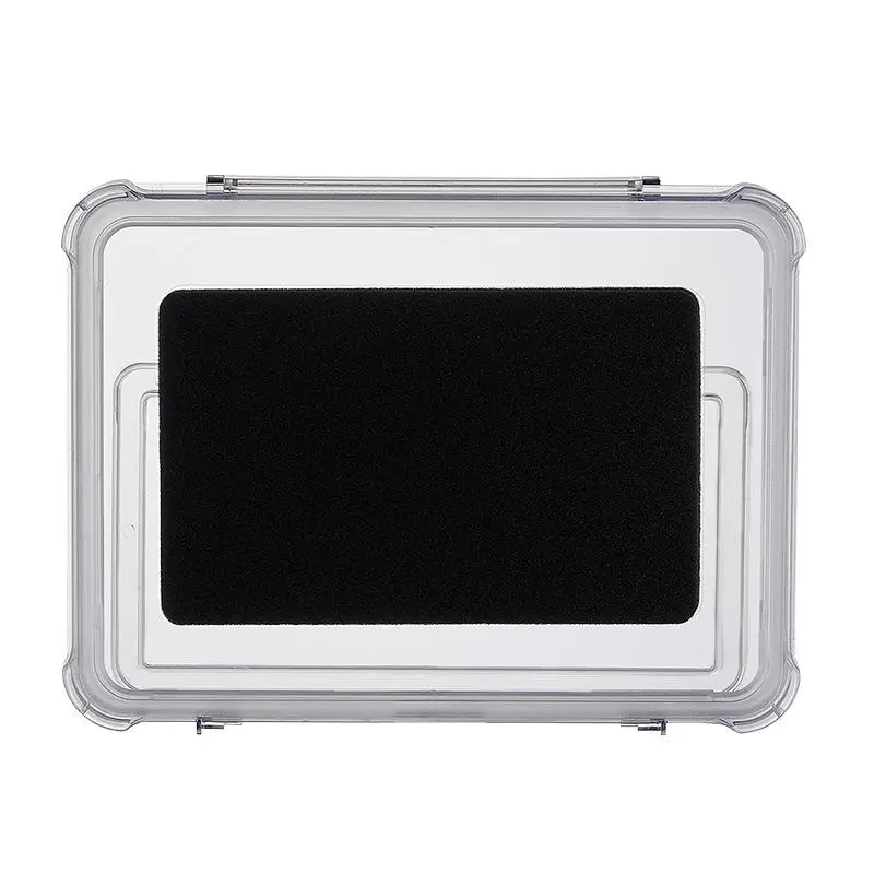 Clear Tablet Holder, Waterproof Tablet Storage Box, Rotatable Tablet Stand, Wall Mounted Tablet Holder, Tablet Accessories for Home Office 0