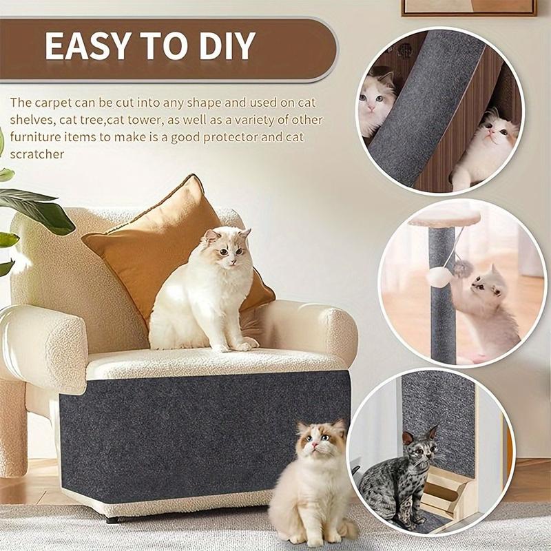 Thảm Bảo Vệ Cào Móng Cho Mèo, Tự Dính, Có Thể Tái Chế, Chăm Sóc Móng Vuốt, Thích Hợp Cho Ghế Sofa Và Đồ Nội Thất, Tấm Cào Móng Cho Mèo Con, Đồ Dùng Thú Cưng, Thực Dụng 7
