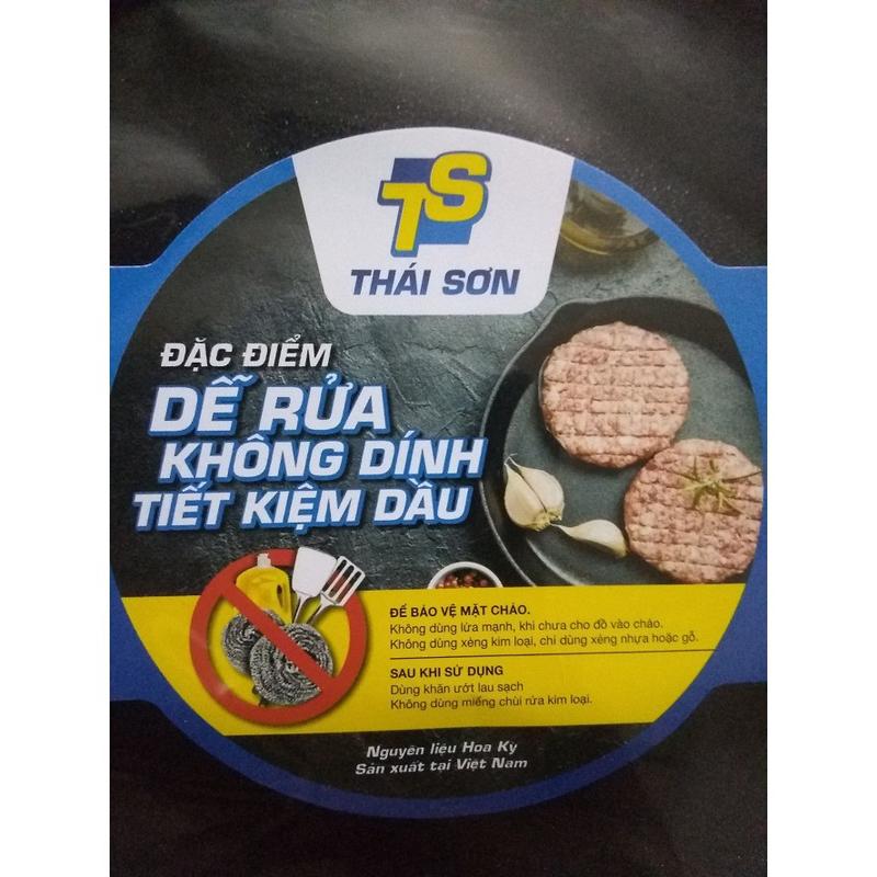 Product Introduction of Chảo ốp la chống dính Thái Sơn, tráng men, hợp kim gang, quai cầm 2 đầu - 16cm - 18cm - 20cm chảo  quan 2
