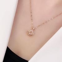 Gambar Dilapisi emas 18 karat Kalung Liontin Baja Titanium Wanita, tahan warna, desain elegan, perhiasan dari Garden of DreamsS5 Kota Administrasi Jakarta Barat 3 Tokopedia