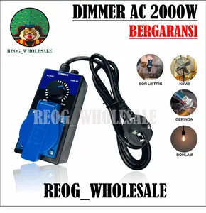DIMMER 2000 WATT AC peredup lampu pengatur kecepatan mesin gerinda bor kipas angin