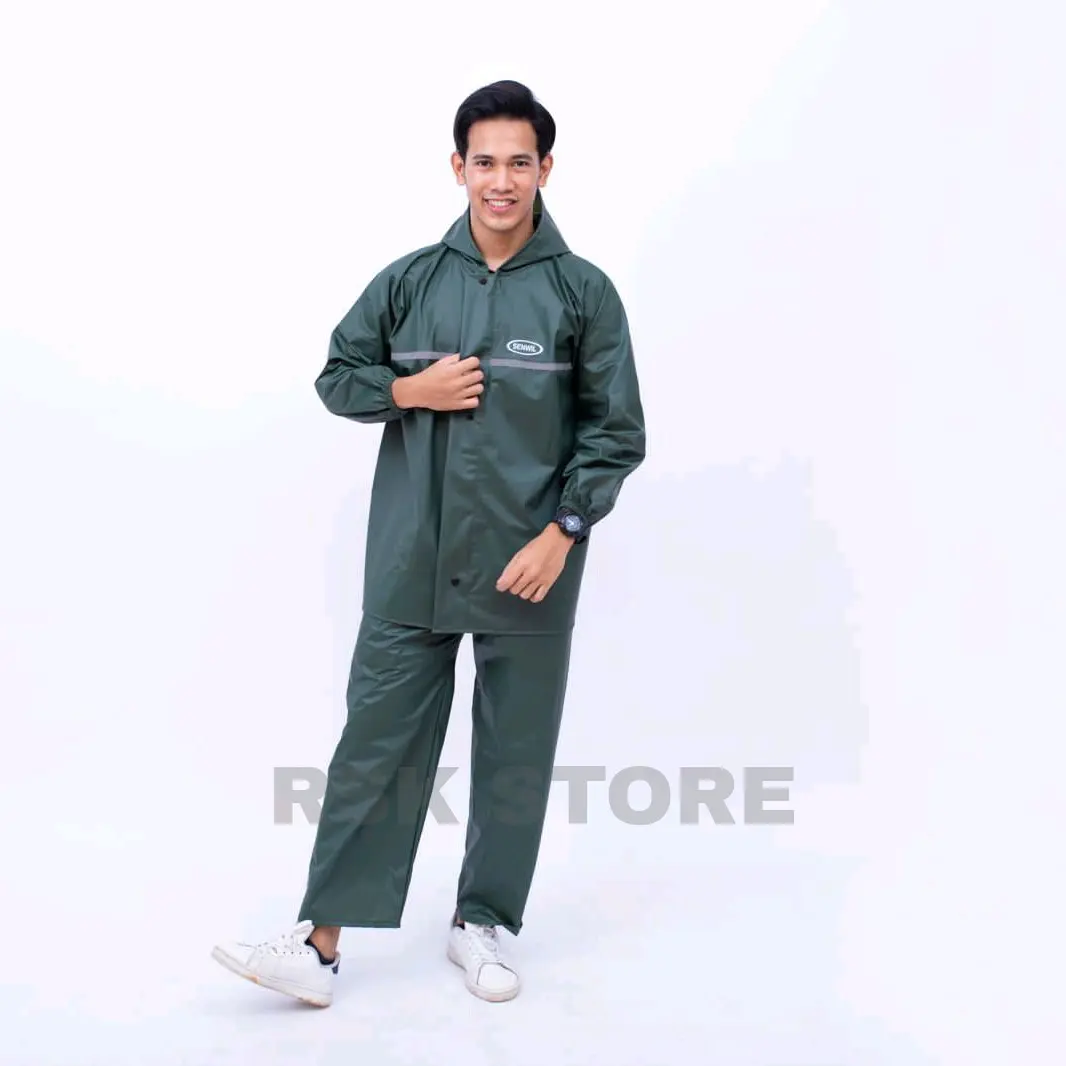 Senwil Jas Hujan Setelan Pria Wanita Dewasa ORIGINAL RAINCOAT Motor Tebal Anti Rembes