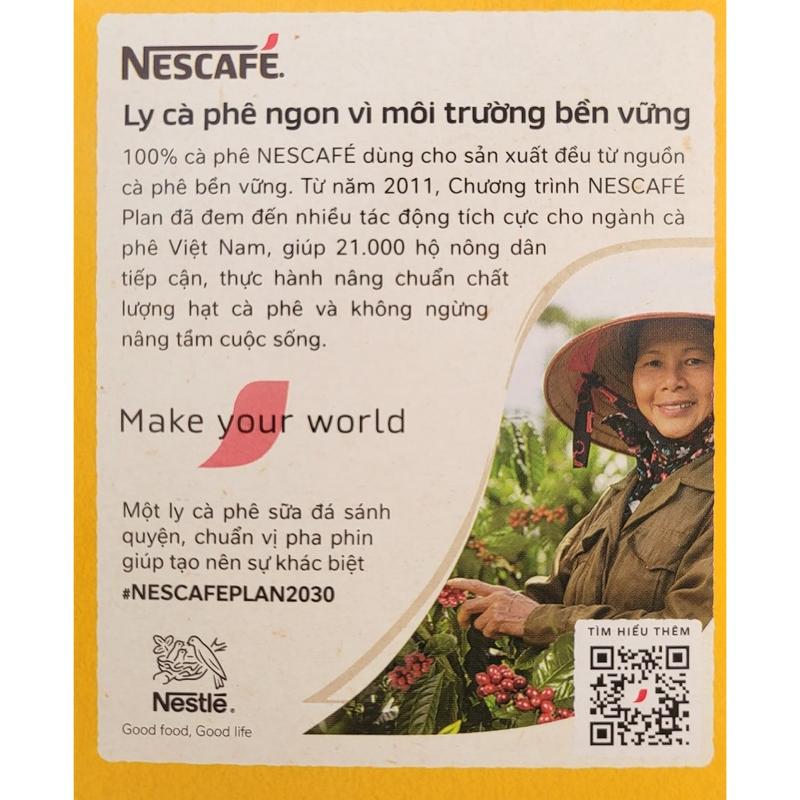 HỘP VÀNG MẪU MỚI (NESCAFE 240g / 10 gói) CÀ PHÊ SỮA ĐÁ HÒA TAN X 2 SÁNH QUYỆN Milk Ice Coffee 1