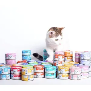KITCAT GOAT MILK GOURMET / KIT CAT KITTEN CAN FOOD - BARU - Snack Import Korea - Makanan Kucing - Cemilan Hewan