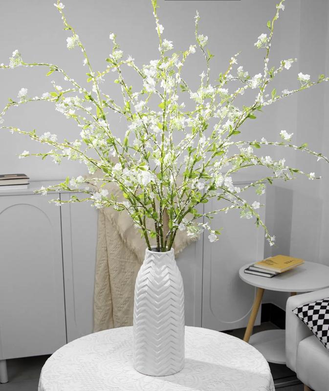  Cành tuyết mai giả thân mềm cao 1m1 gồm 12 nhánh nhỏ decor phòng Trang Trí Nhà Trang Trí Phòng Khách Decor Phòng Khách 