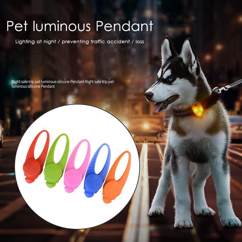 Product Introduction of Pet Dog Puppy Collar Necklace Led Collar Pendant Pet Safety Flashing Glow Light Blinking Soft Silicone Hanging Decoration Pet 20