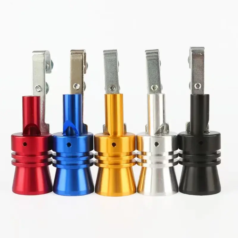 Customizable 1PC Universal Simulator Whistler Exhaust Fake Turbo Whistle Pipe Sound Muffler Blow Off Car Styling Tunning