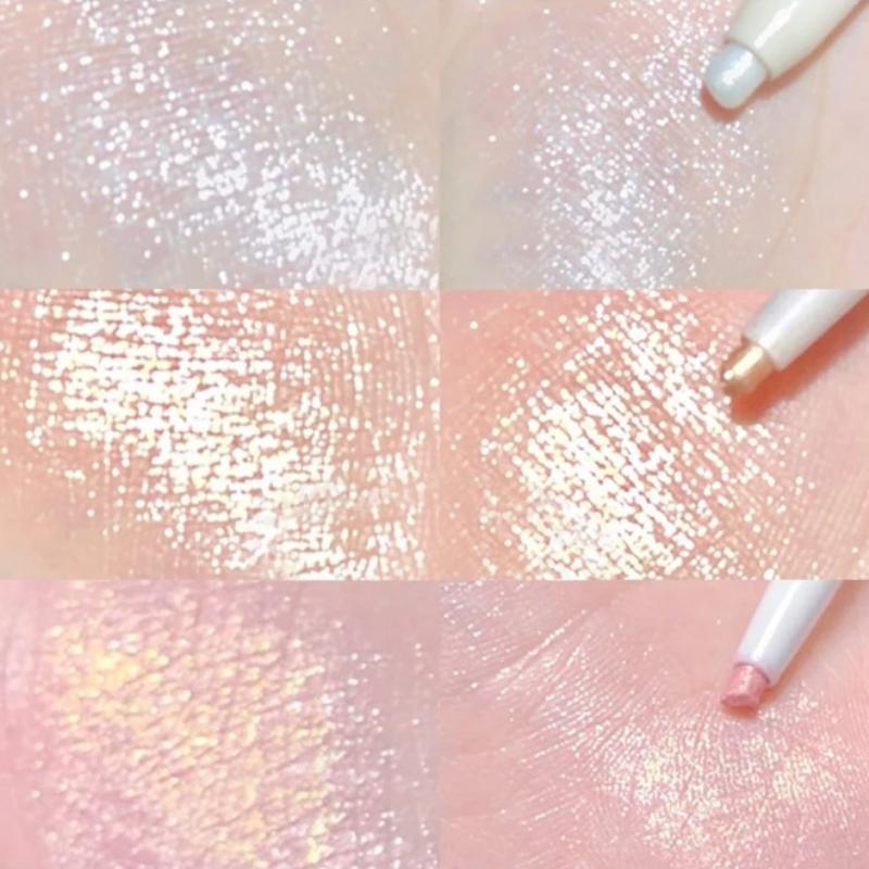 Product Introduction of Long-lasting Pink Lying Silkworm Pen Pearlescent Matte Glitter Brighten Eye Contouring Shiny Smooth Lip Pencil Eyeliner Cosmetics 10