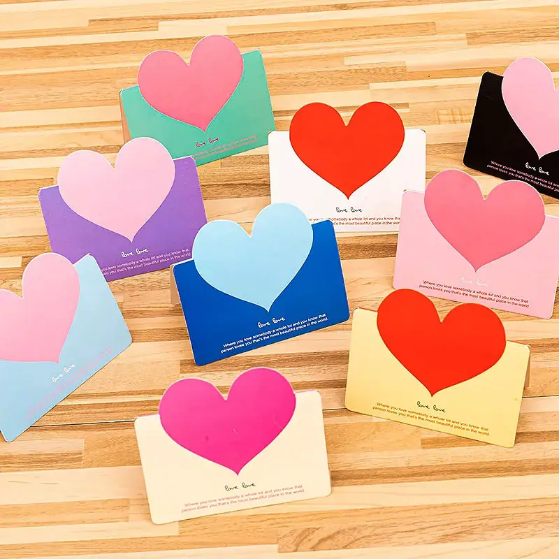 WHOLESALE | Wedding Valentine Birthday Greeting Calling Card Love Blessing Thank You Giveaway Giving Joyous Time Wishes