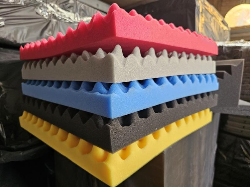  Combo 20 tấm DÀY 5CM mút trứng gà tiêu âm cách âm 50x50x5cm loại 1 nhiều màu   chưa có keo  