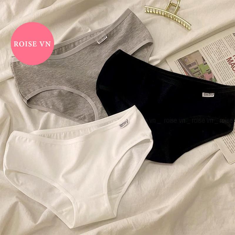 Set 10 (hoặc 5) Quần lót nữ thun cotton thấm hút co giãn Women a001