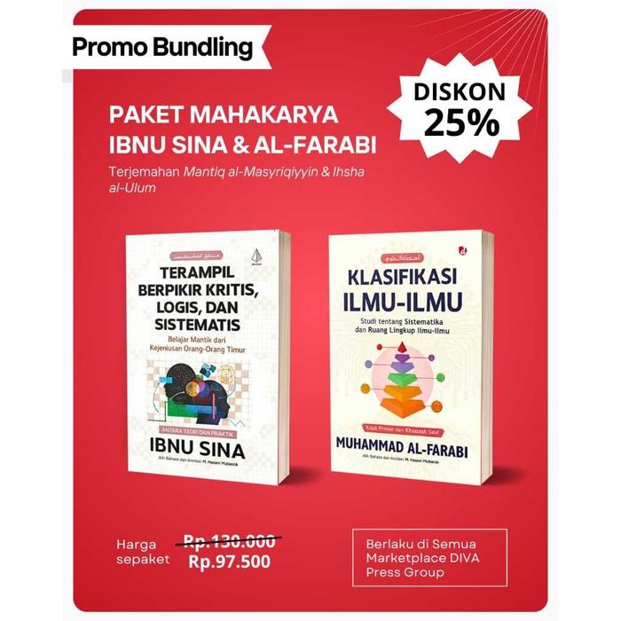 Gambar Basabasi - Paket Mahakarya Ibnu Sina Al-Farabi (Terampil Berpikir Kritis & Klasifikasi Ilmu-ilmu) dari BASABASI GROUP Kab. Bantul Tokopedia