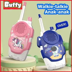 Duffy Toys Mainan Anak Handy Talky Wireless Walkie Talkie 2pcs Jarak 300 sampai 600 Meter Edukasi