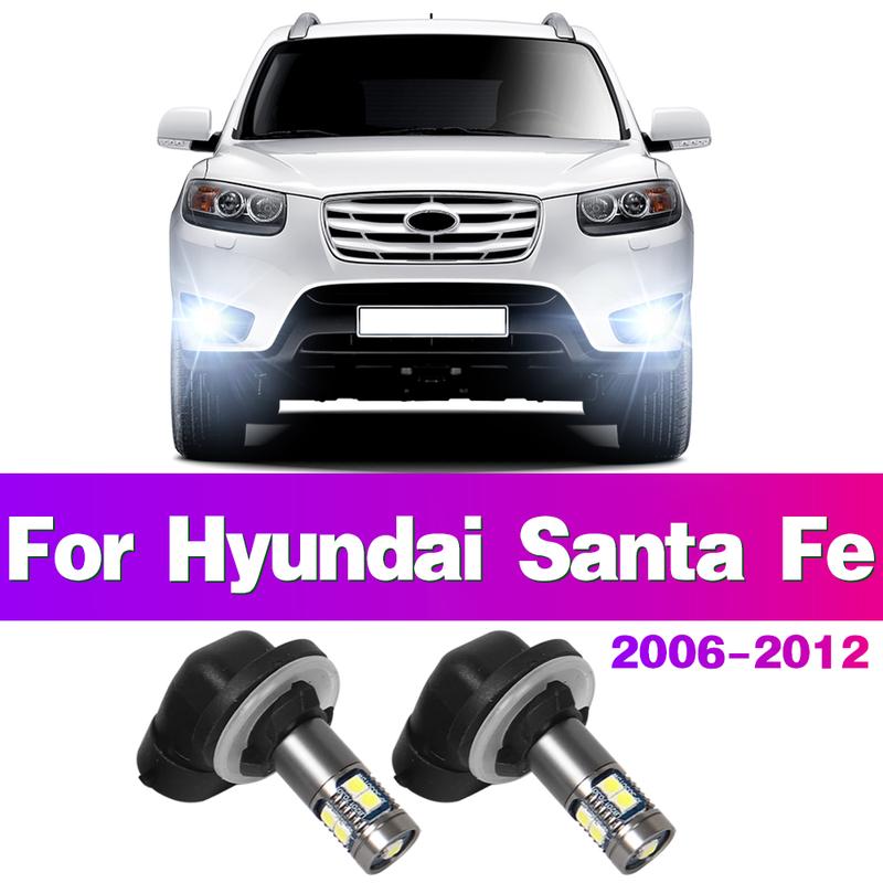 Product Introduction of 881 H28 886 LED Car Front Fog Light Lamps Bulb For Hyundai Santa Fe SantaFe 2006 2007 2008 2009 2010 2011 2012 Auto Accessory 1
