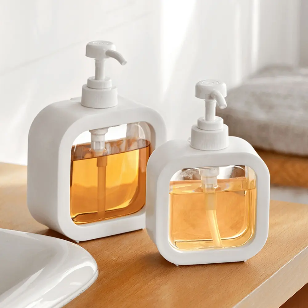 Hộp Đựng Xà Phòng 300 / 500Ml, Chai Có Thể Nạp Lại Cho Nhà Bếp / Phòng Tắm, Dầu Gội Đầu, Sữa Tắm, Hộp Đựng Xà Phòng Lỏng, Chai Kem Dưỡng Da