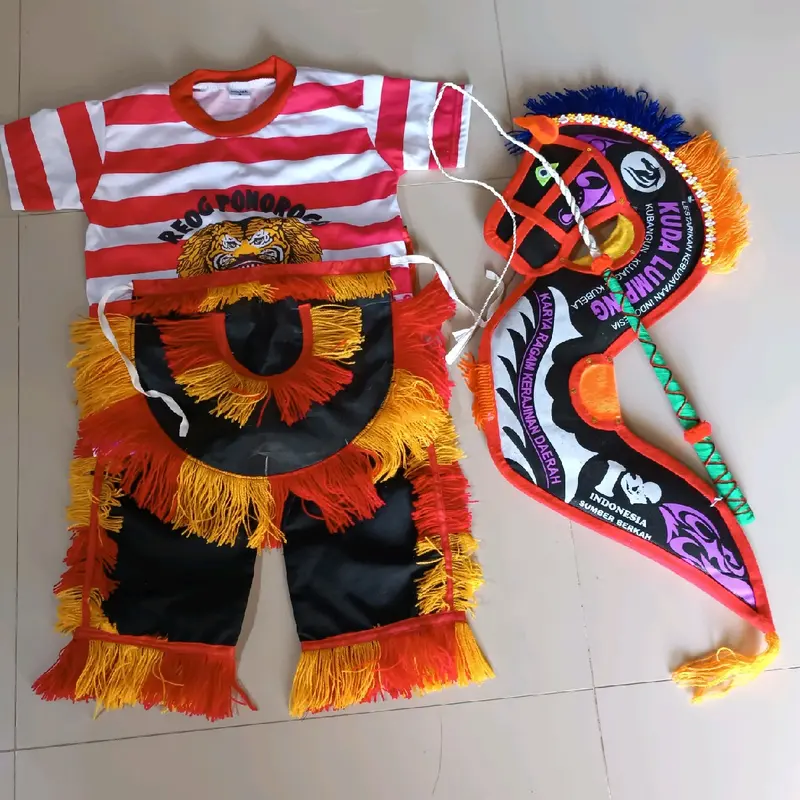 BAJU REOG DAN KUDA KEPANG ANAK. BAJU REOG. BAJU JARANAN. KUDA KEPANG 0