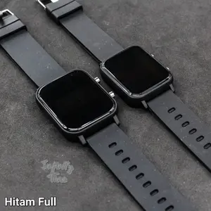 Jam Tangan Couple LED Watch JS3397 Kotak Digital Tali Karet