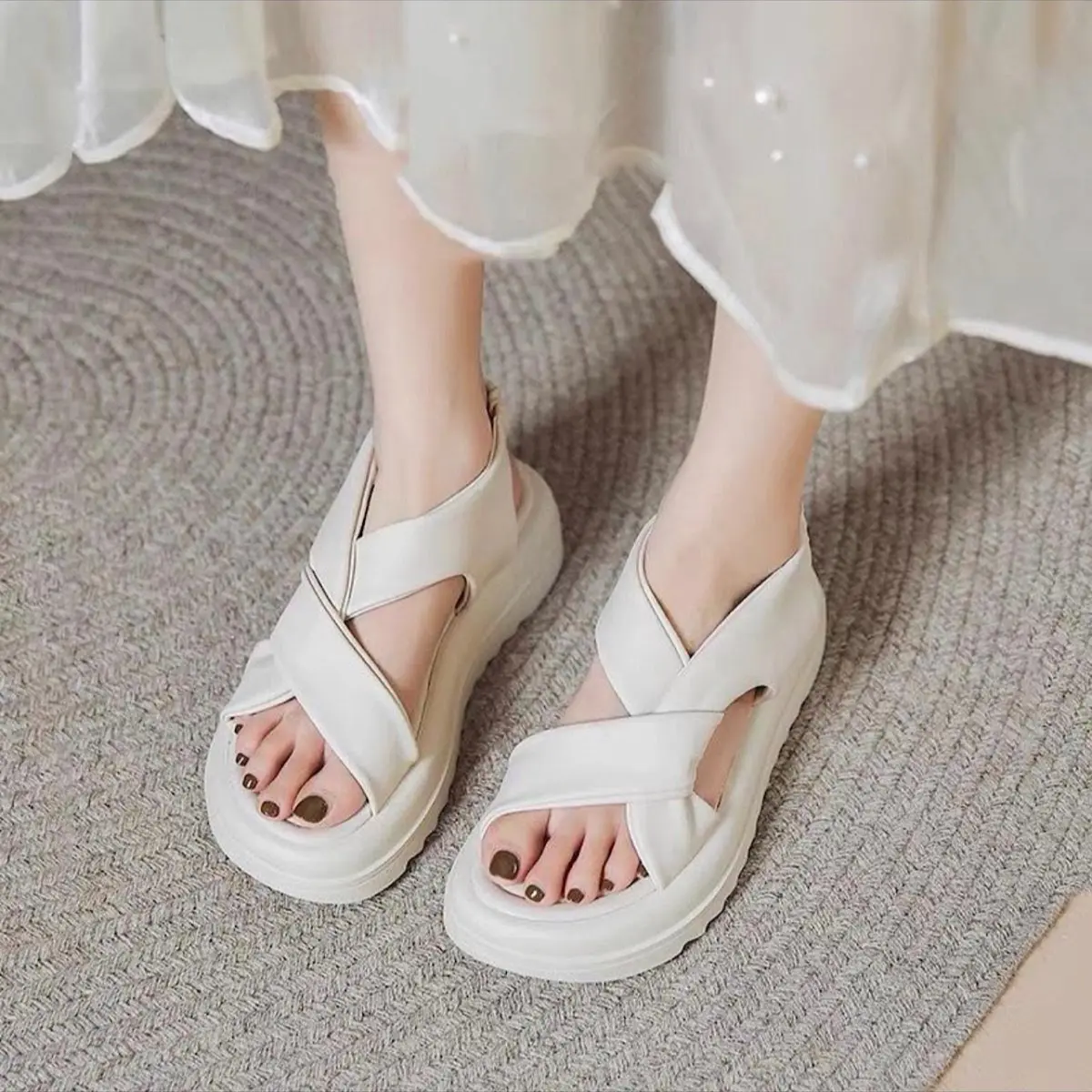 Sanđal nữ sang xịn mịn(chân gầy lùi size ) Shoes DéP GiàY