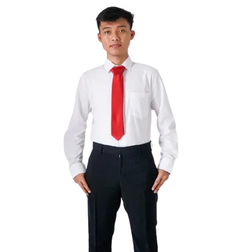 Code Male Dasi Pria Serian Merah Lebar Medium Standard 1