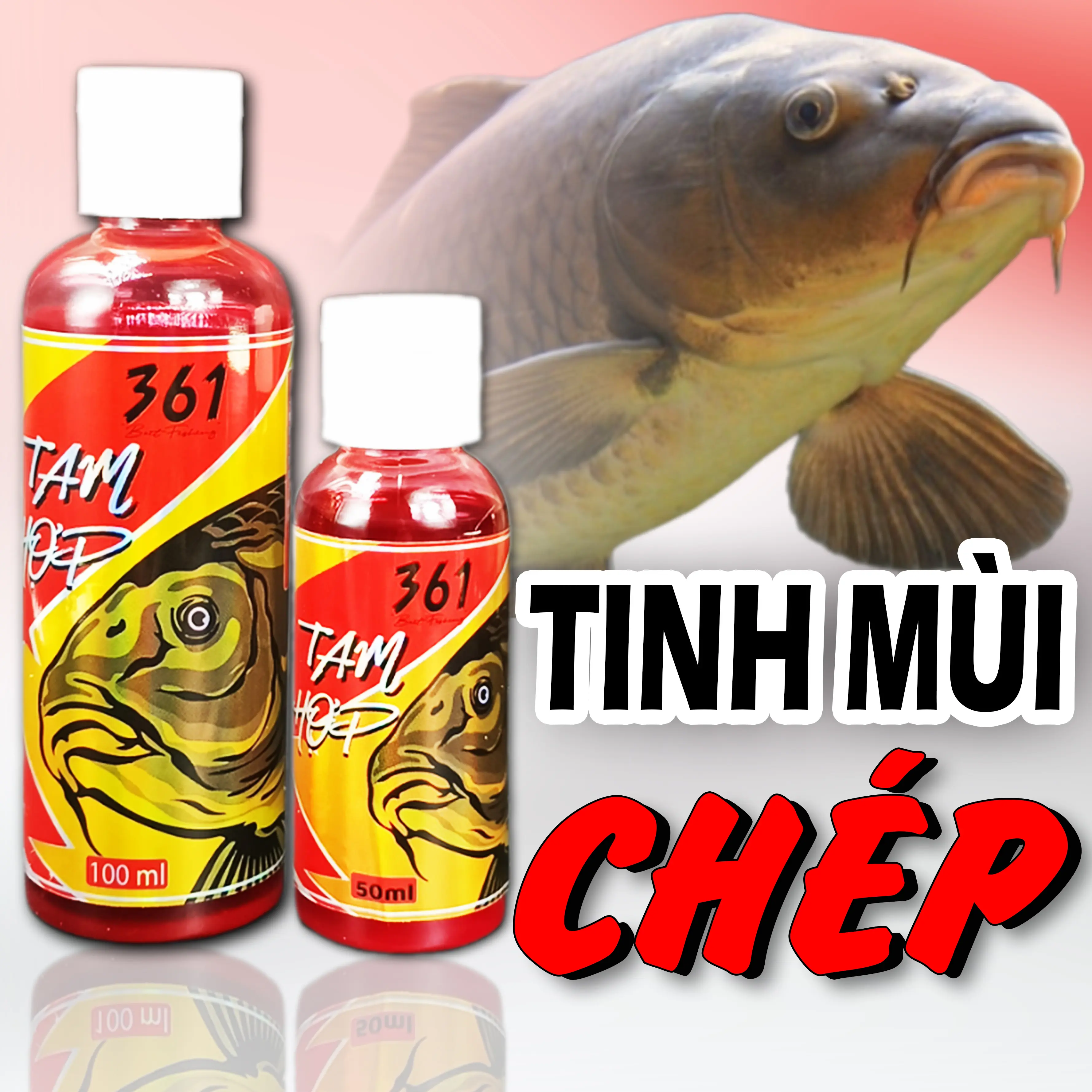 Tinh mùi câu chép Tam Hợp 361. Hương dụ cá siêu nhạy. Chuyên câu cá chép