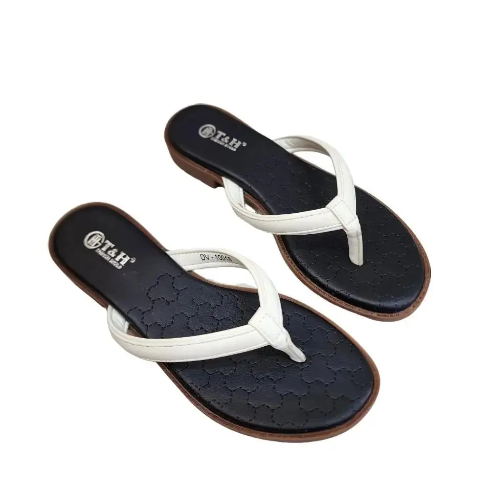 Giày T&H-Dép kẹp trơn đế bệt chống trơn 10018