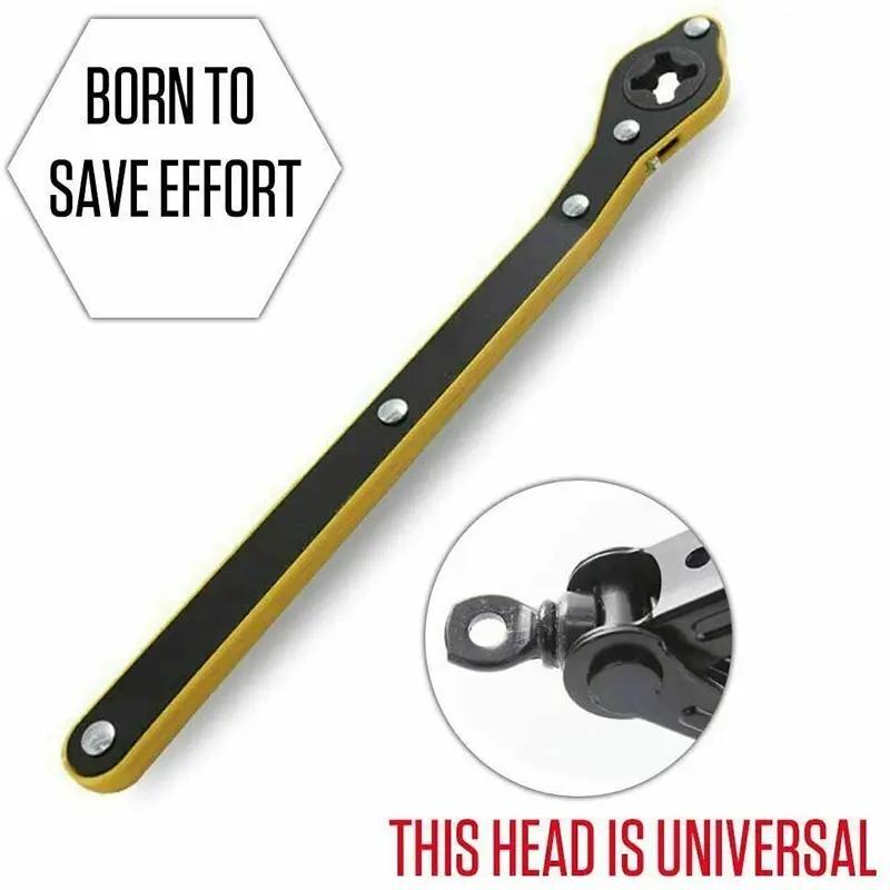 Auto Labor Saving Jack Ratchet Wrench, Tire Jack Removal Wrench, Car Tire Wrench, Tyre Repair & Fitting Tool 2