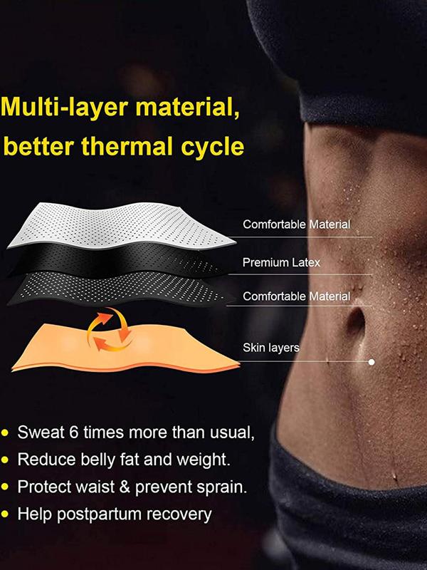 Women's Solid Zip Front Waist Trainer, Corset, Trimmer Belt, Waist Cincher, Tummy Control Shaper, Waist Trimmer, Yoga & Fitness Equipment, Please Purchase One Size Smaller 8