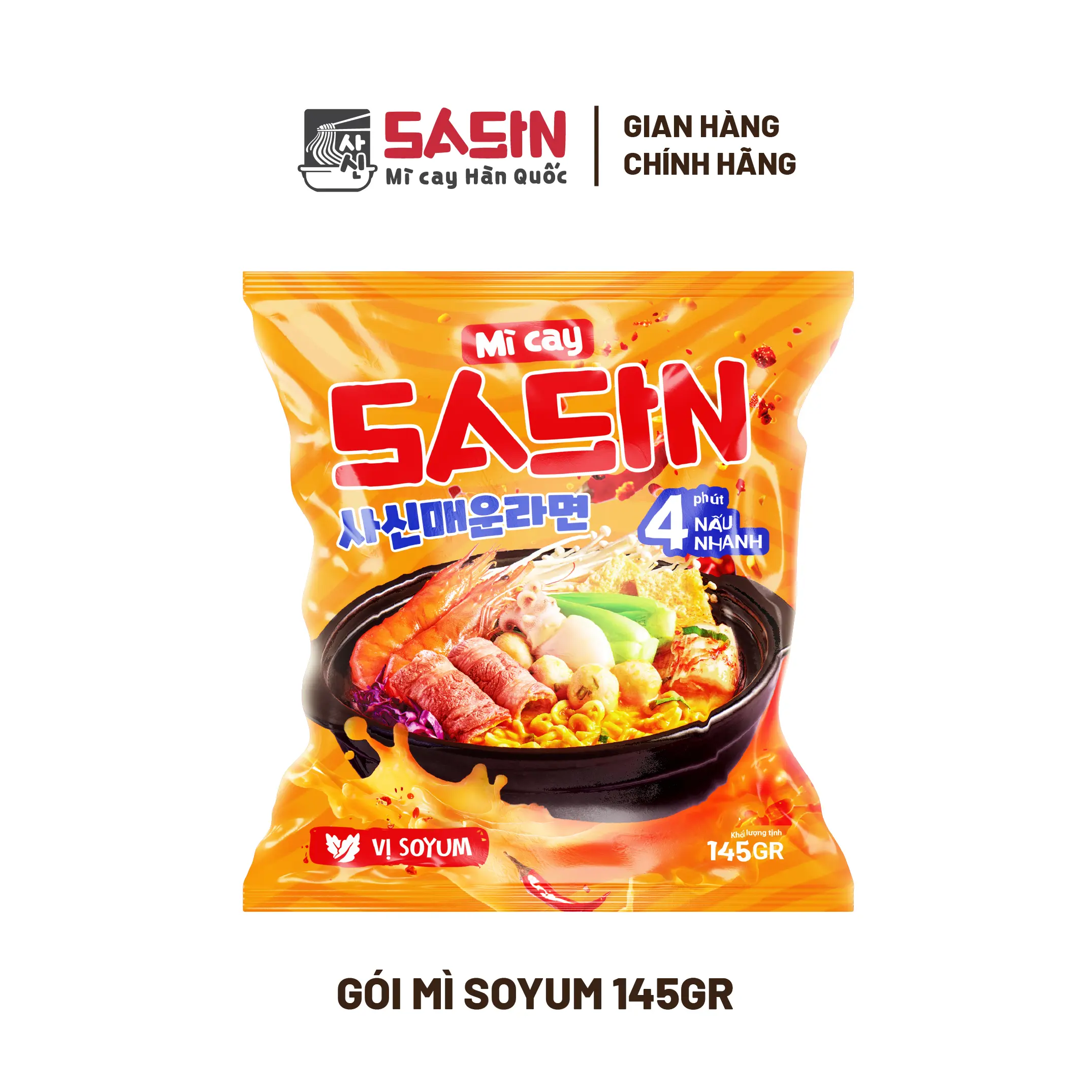1 Gói Mì cay Sasin hương vị soyum TGVI0064