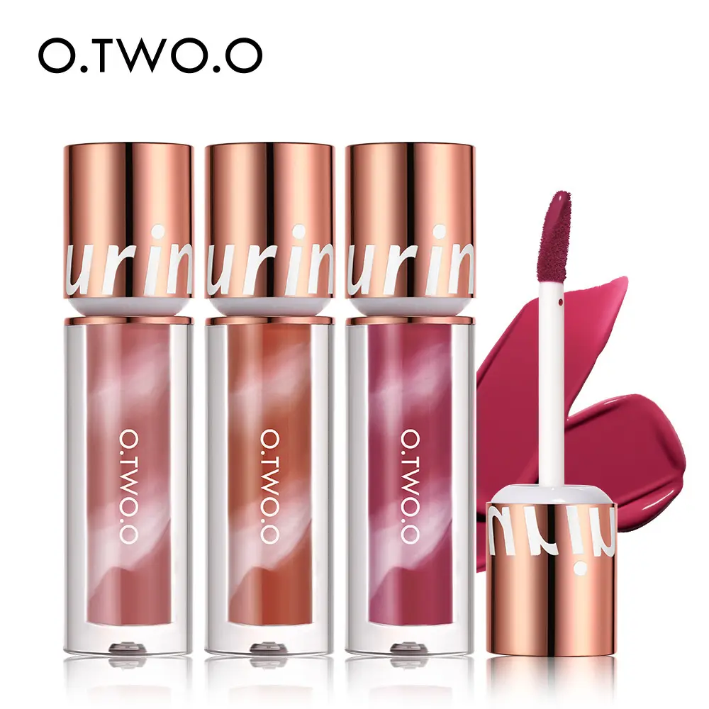 O.TWO.O Lip Tint Matte Lipstick Long Lasting Waterproof 8 Colors  Non-stick Cup Liquid Lipstick Makeup