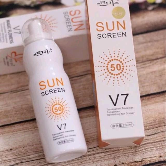 V7 Sun Screen Spray Whitening Protective Korea SPF 50