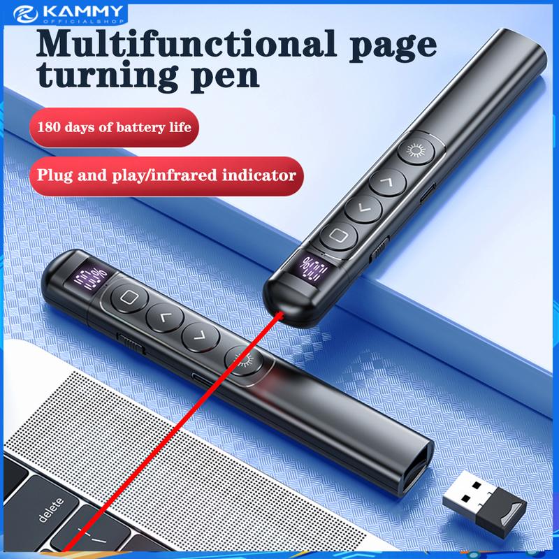 【HCM/Rẻ Bút thuyết trình chiếu Slide Lazer Không dây Lật trang Nhỏ gọn Tiện lợi Tặng kèm Pin- Bút Thuyết Trình Slide