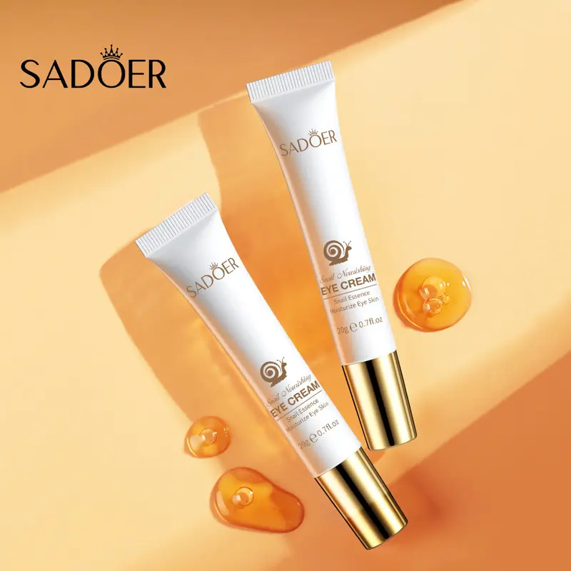 Kem Mắt Ốc Sên Collagen, SADOER, Hiệu Quả, Làm Sáng Quầng Thâm Và Túi, Gel, Chống Lão Hóa, Chống Bọng Và Nếp Nhăn, Tinh Chất Kem, Chăm Sóc Da 0