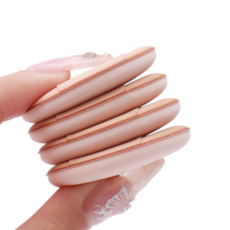 Product Introduction of Finger Puff Thumb Cushion Concealer Fingertip Small Slippers Finger Pad Setting Powder 12 Pieces Mini Makeup Puff Box Set 5