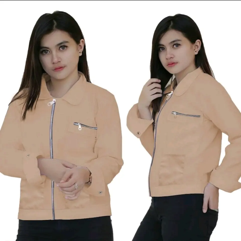 Jaket Polan Wanita/Jaket Polan Zipper Wanita/Jaket Korean Style Wanita/Jaket Trendy/Jaket Terkini/Jaket Terbaru