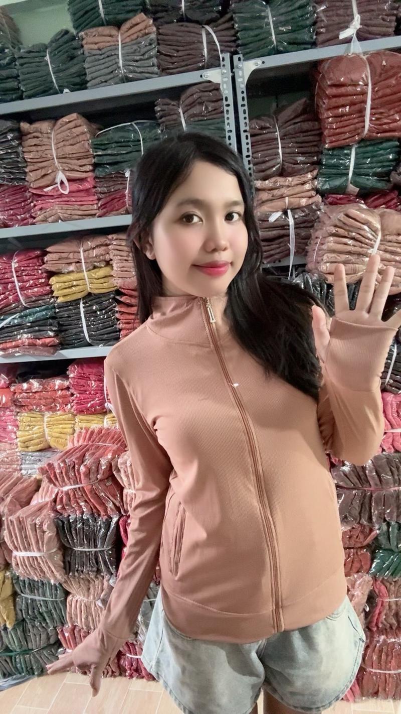 Product Introduction of (CỔ TRỤ )Áo khoác thun tăm CỔ TRỤ ôm gọn 4 túi 8