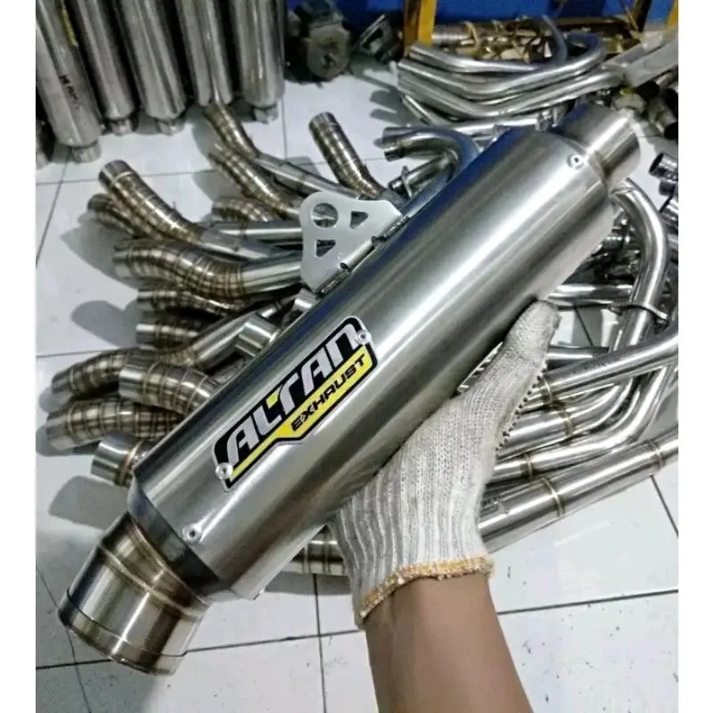 selencer knalpot altan ala original bas ulem panjang 30cm diameter 50mm