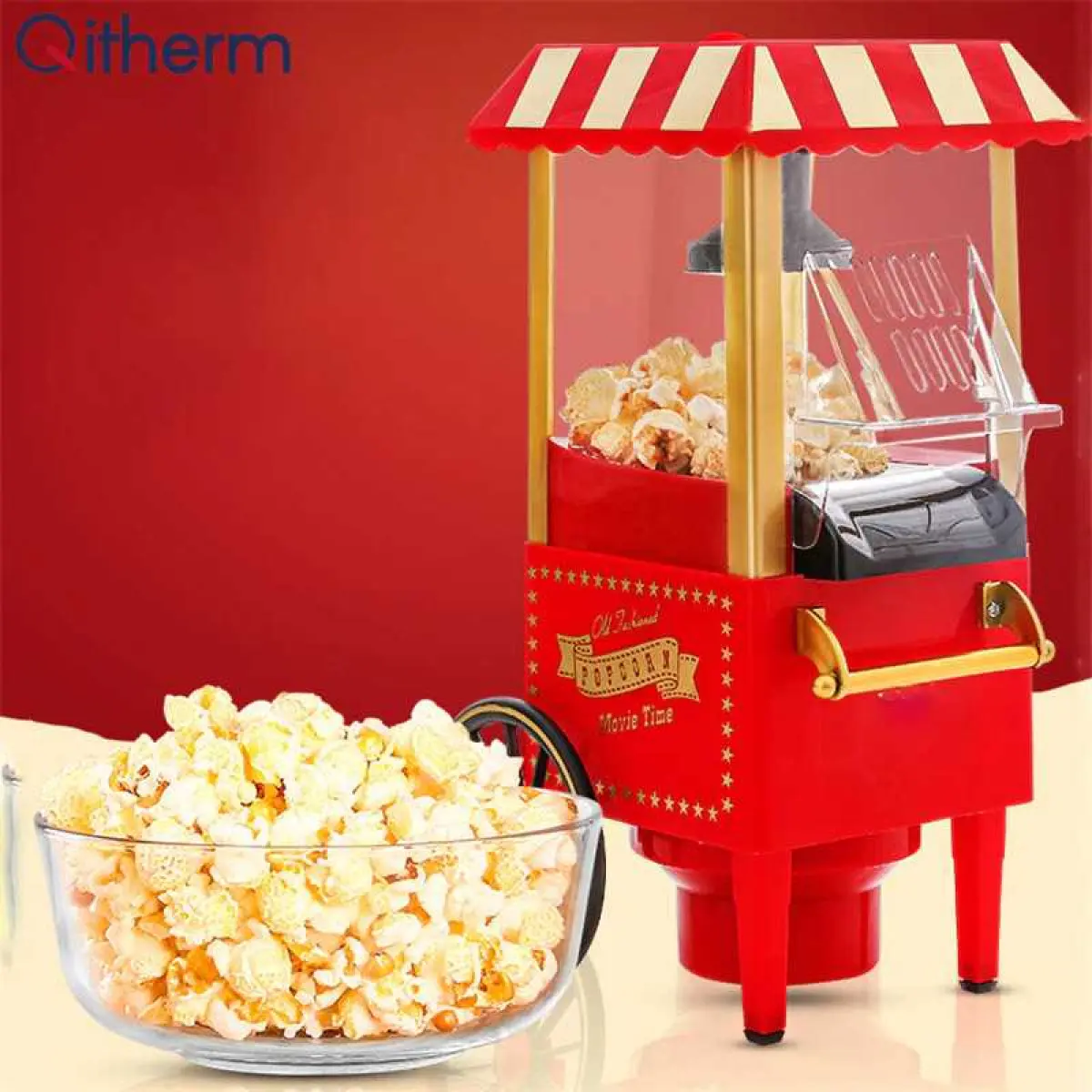 Mesin Carnival Electric Popcorn Maker Hot Air 1200W KN880